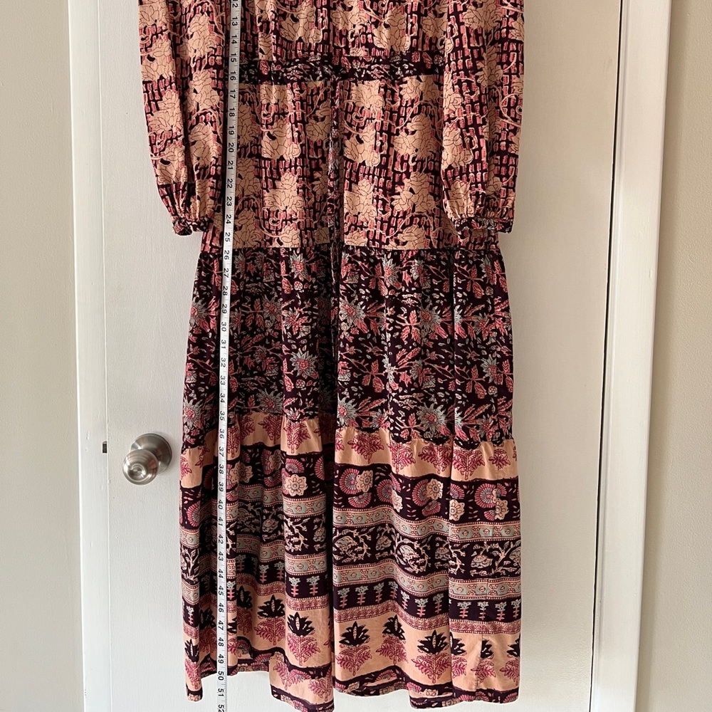 Faherty Size Small, Block Print Dress - image 8
